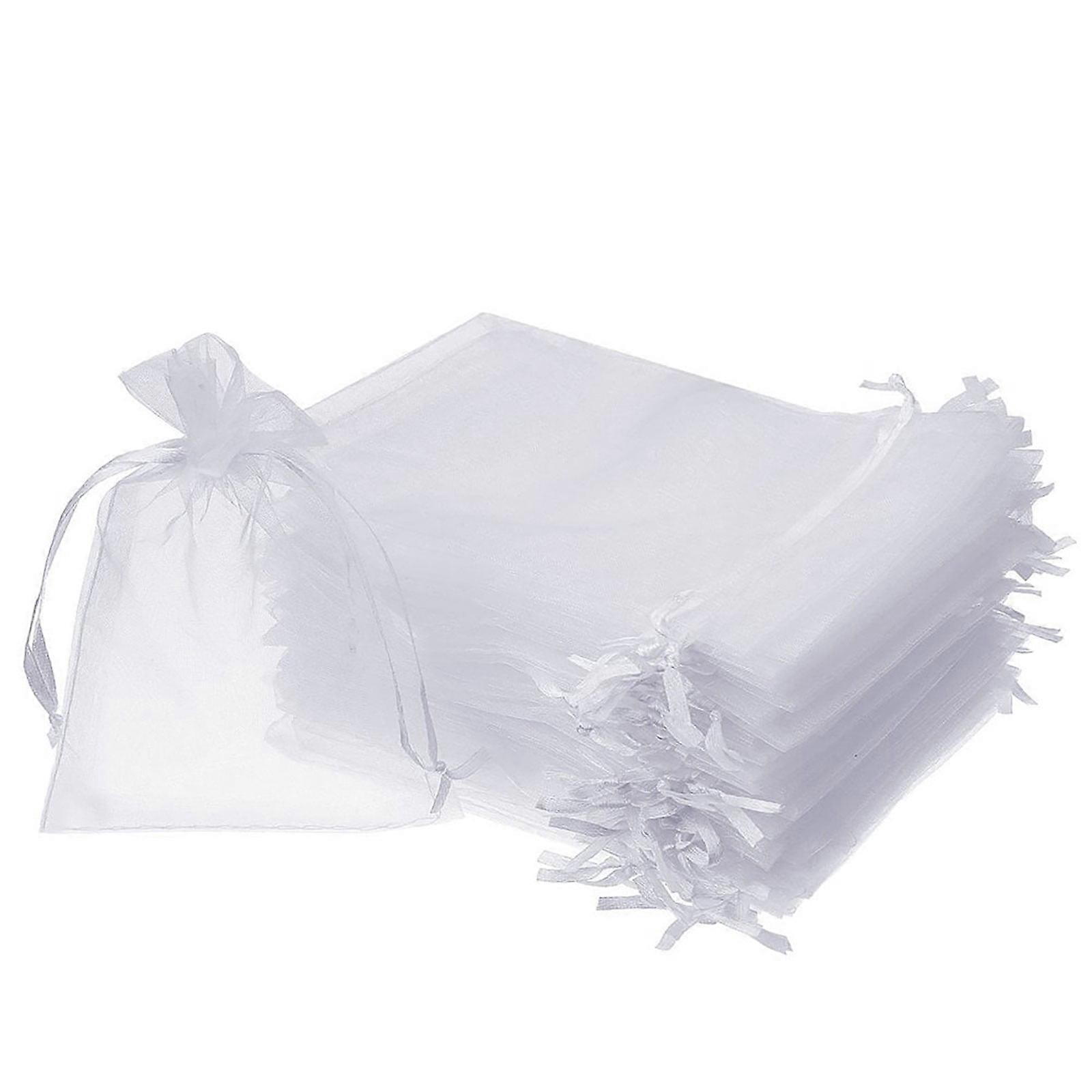 Clearance! Solid Color Organza Drawstring Gift Bag 100PC 7x9cm