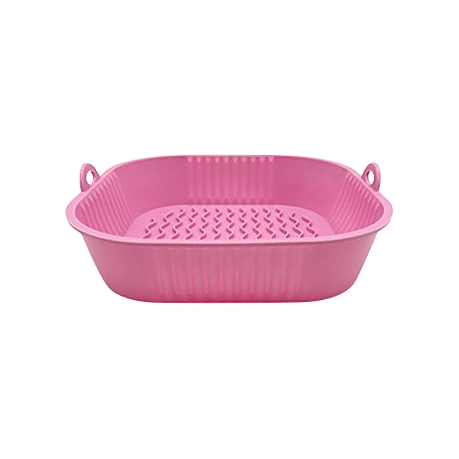 VALSEEL Silicone Kitchen Utensils Set Reusable Gas Fryer Silicone Baking Tray Flower Shaped Fryer Tray Pad kitchen Utensils
