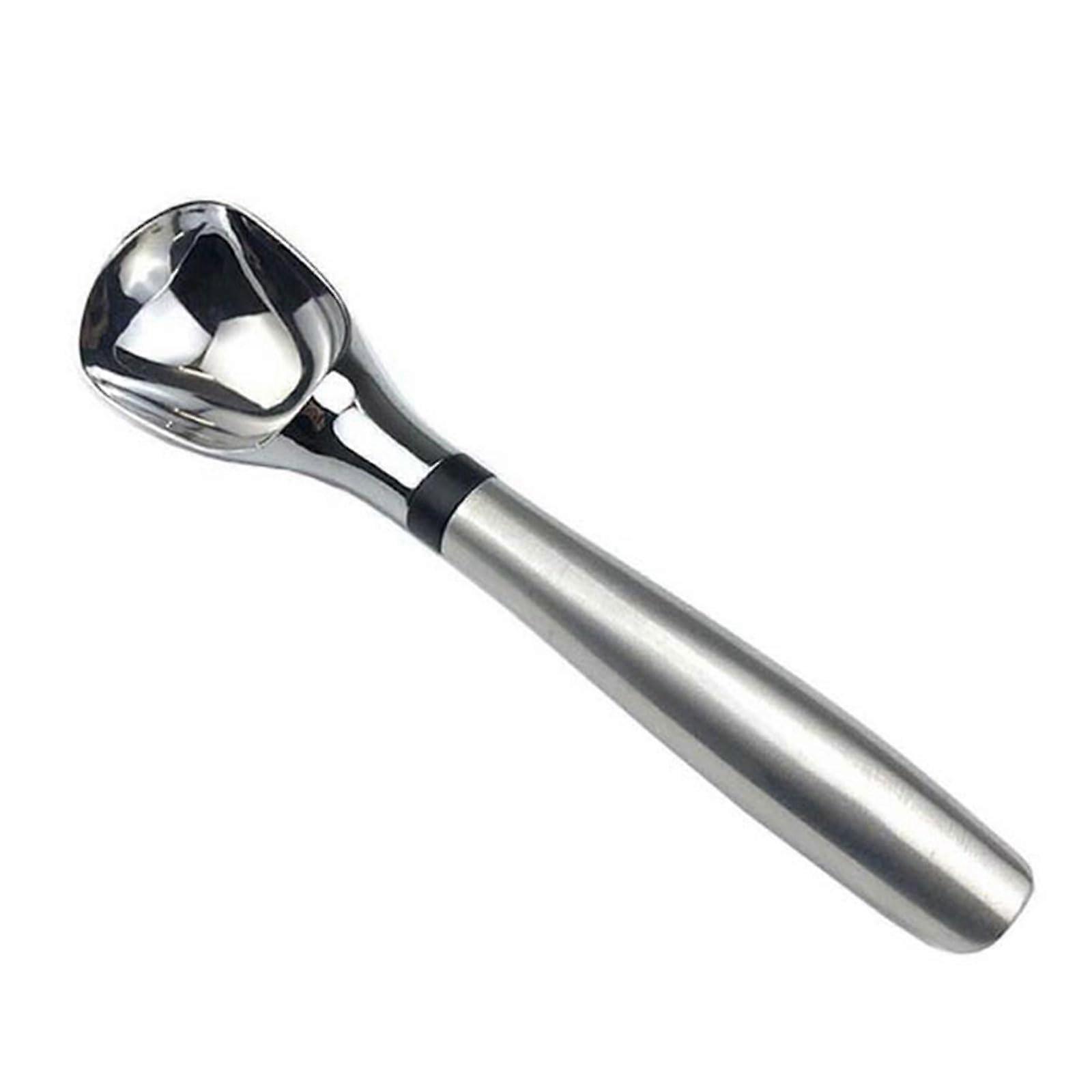 Stainless Steel Ice Cream Scoop with Trigger, Ergonomic Lever for Precise Portion Control