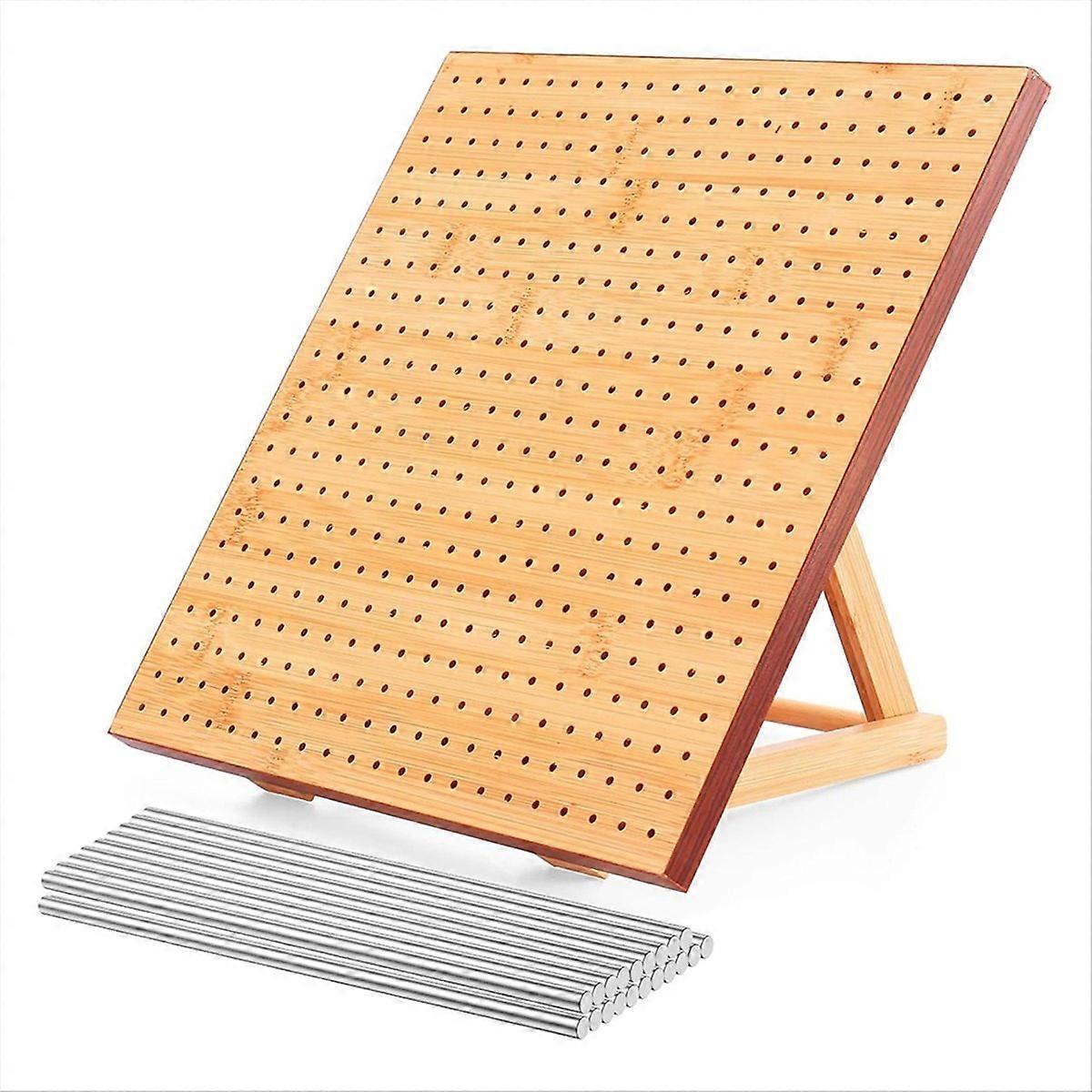 11.4 inch Crochet Blocking Board with 20 Pins/Pegs, Blocking Board