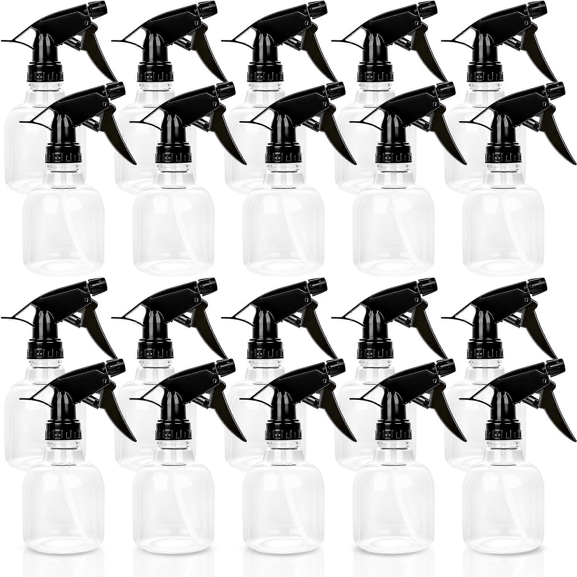 20 Pcs 8oz Empty Plastic Spray Bottles LeakProof Clear Trigger for Cleaning Plants Water Perfume