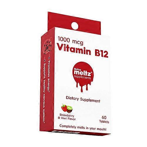 Nutrameltz Vitamin B12, 1000 Mcg, 60 Tablets