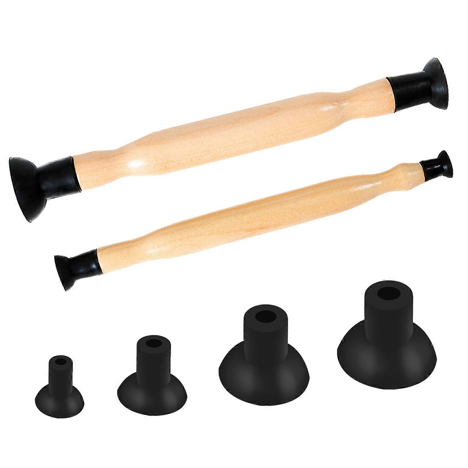 Valve Lapping Tool Set with 4 Suction Cups, DualEnded Sticks for Precision Engine Valve Reseating