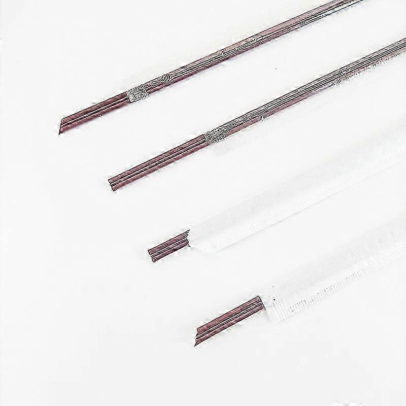 500pcs Three-Hole Plastic Coffee Stirring Straws Flat and Pointed Tip, Packaged Separately