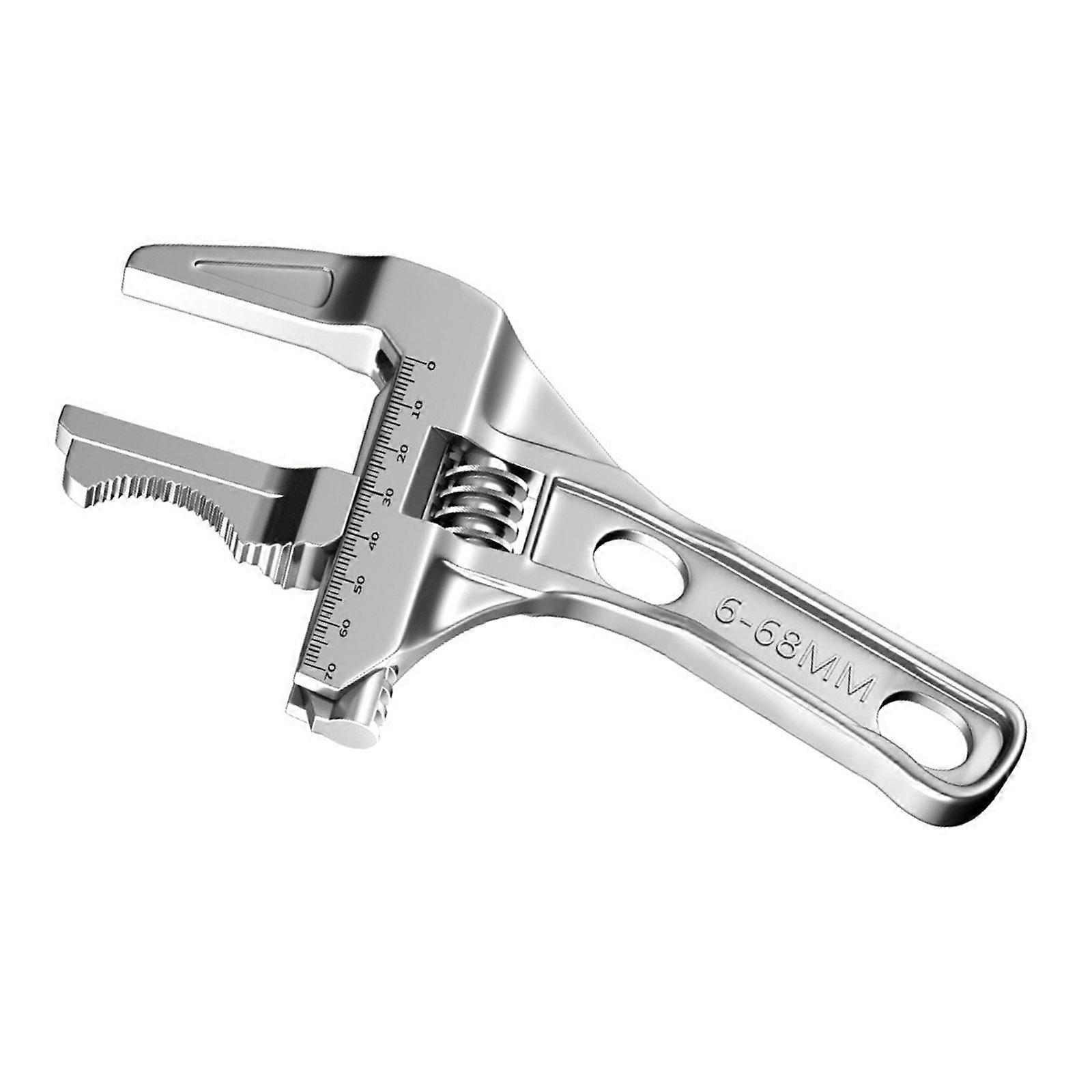 Adjustable Double Use Wrench Pipe Wrench for Valves/Faucets/Connecting Pipe/Shower Heads Hand Tool for Water Pipe Multicolor