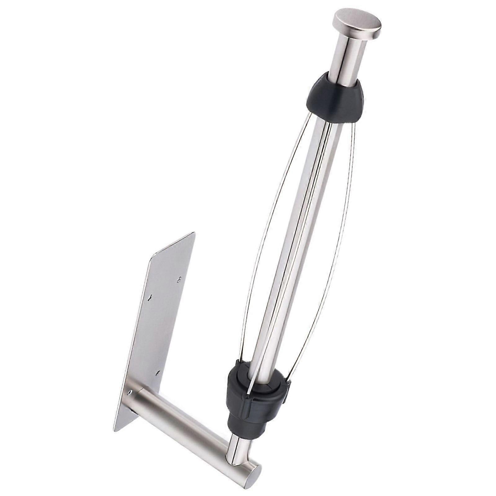 Stainless Steel Paper Towel Holder with Smooth Damping Control for Kitchen Counter or Wall Mount