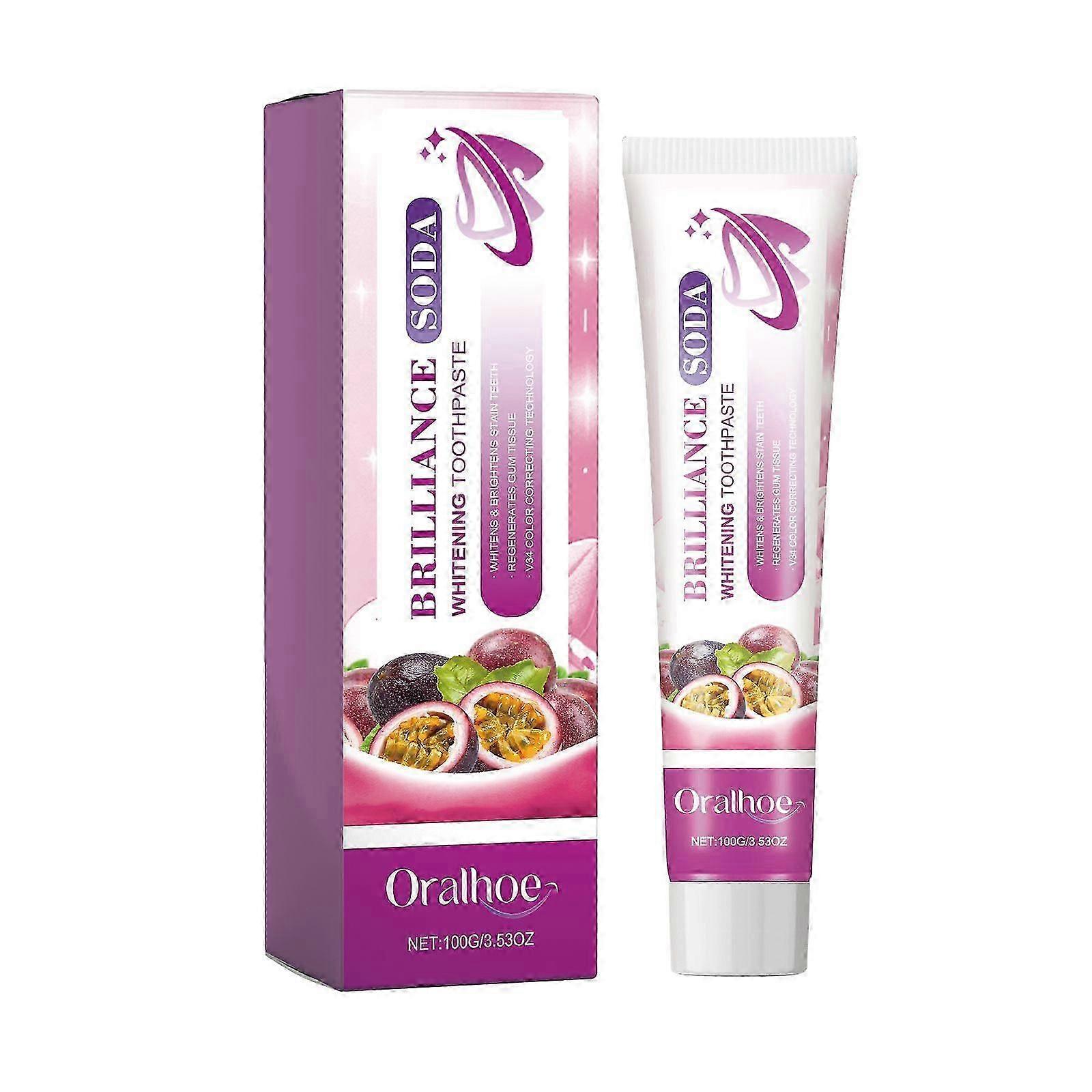 Whitening Toothpaste for Bright, Fresh Smile  Removes Stains & Tartar, Gentle on Enamel, 100g