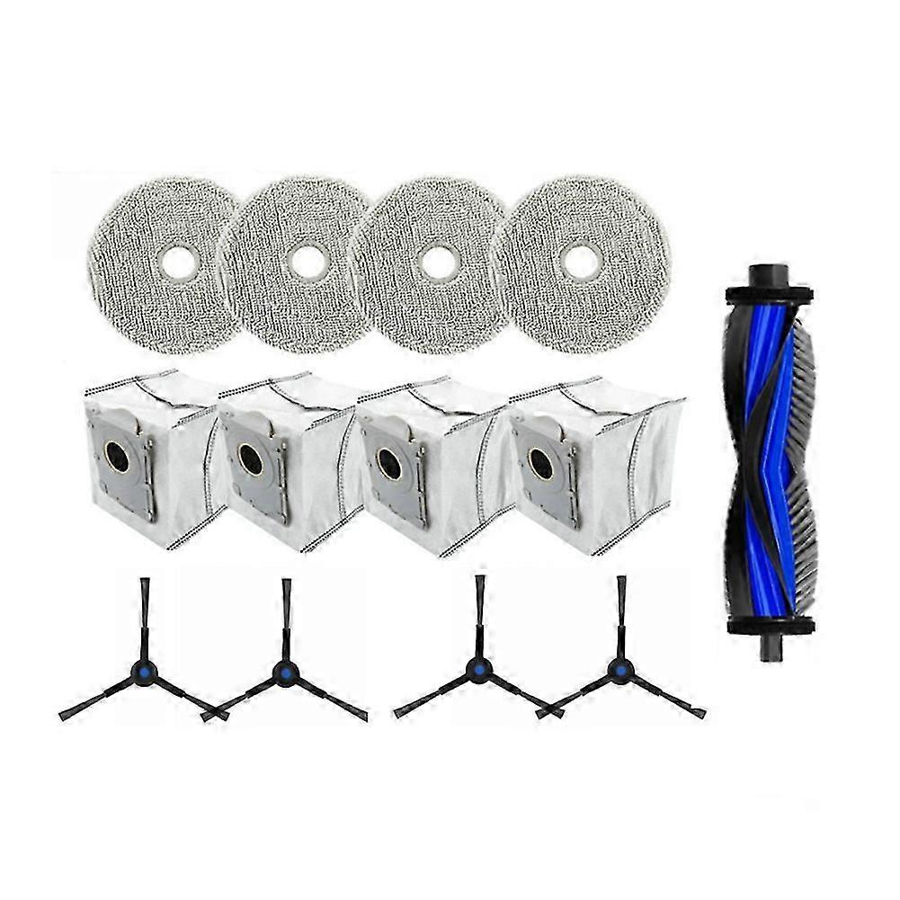 13 stk for Ecovacs DEEBOOT Mini Støvsuger Deler Erstatning Hoved Side Børste HEPA Filter Mopp Pad Støvpose