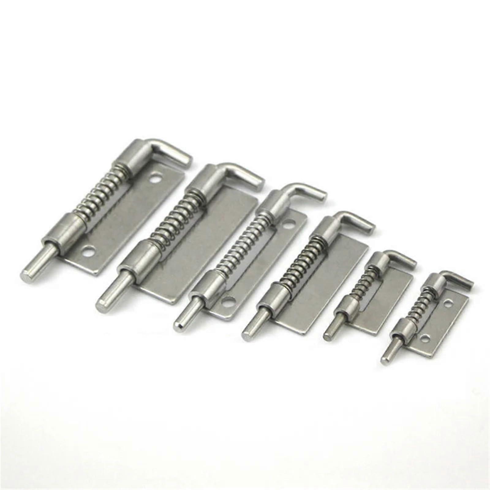 Spring Loaded Latch 10 Pairs 304 Stainless Steel Barrel Bolt with Secure Lock for Doors and Gates