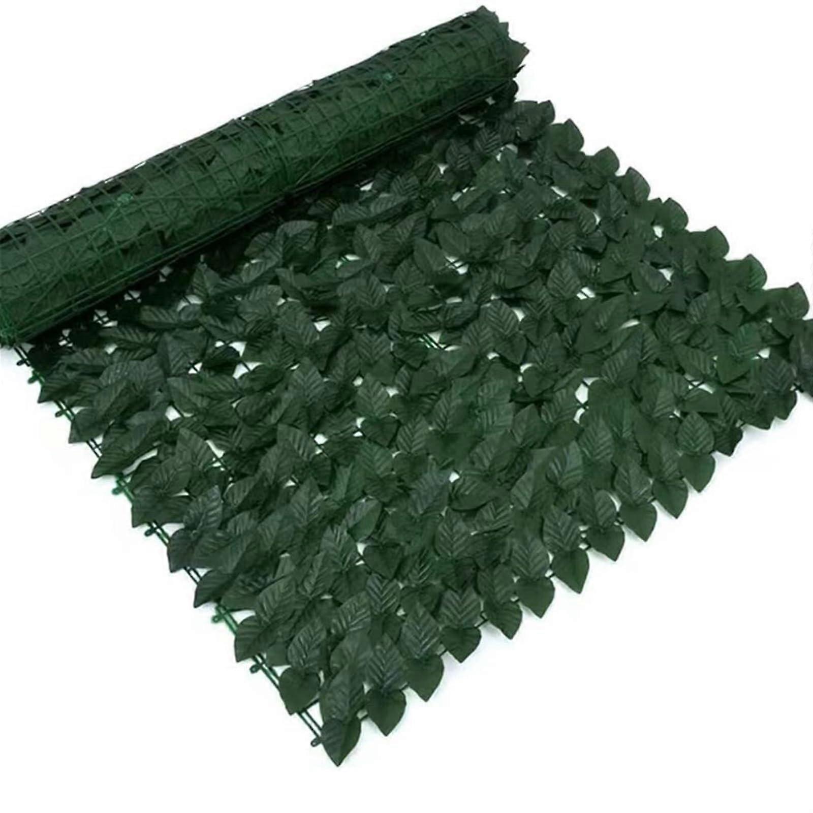 Artificial Ivy Privacy Screen Roll, UVResistant Outdoor Hedge Fence for Balcony Garden