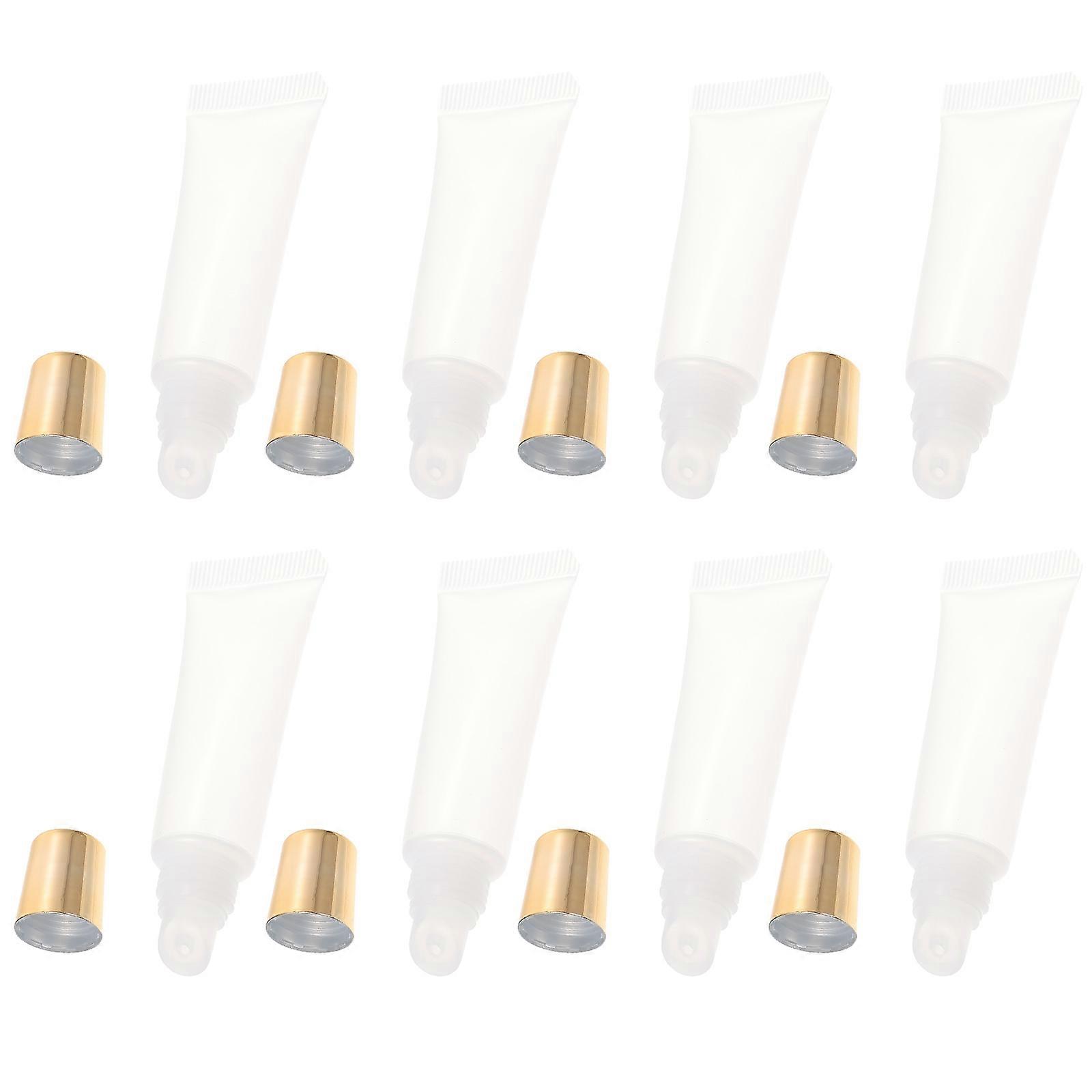 Portable Empty Lip Gloss Tubes Refillable Lip Glazes Tubes 10Pcs Storage