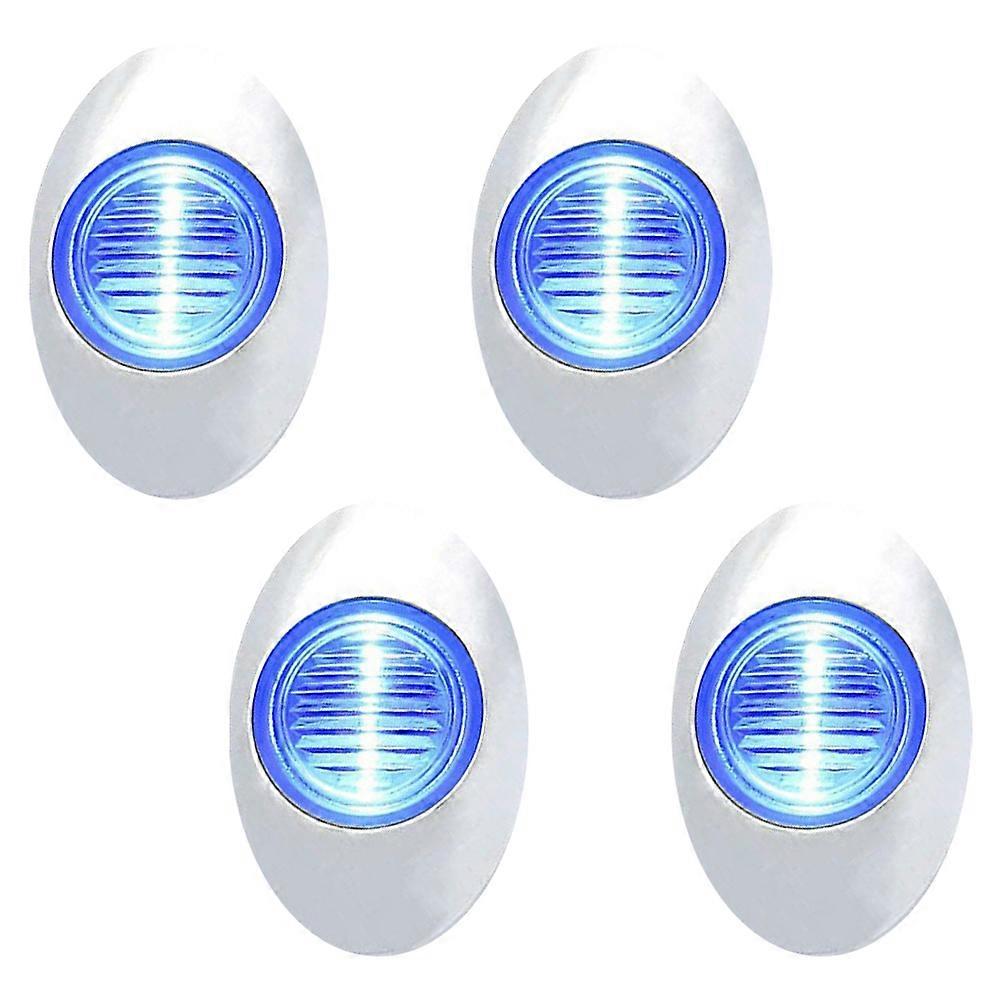 Boat Stern Lights Oval LED Transom Marine Light 4Pcs for Deck Use