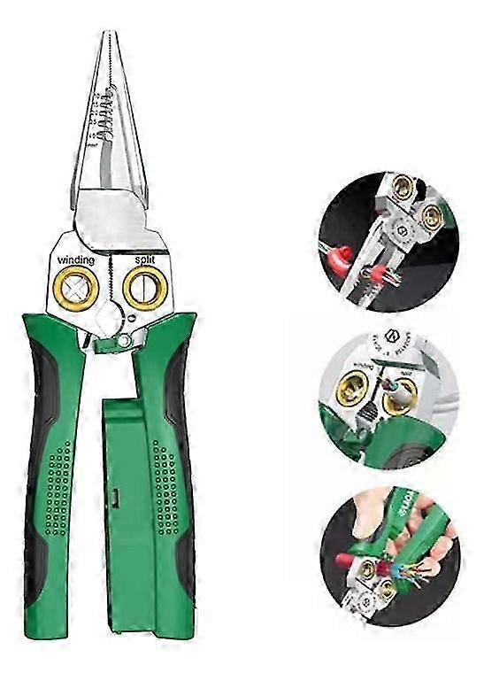 25-26 8 In 1 Multifunctional Pliers With Gal Measuring Function