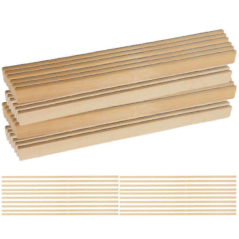 50Pcs Bamboo Coffee Stirrer for Drinking Mixing Rods