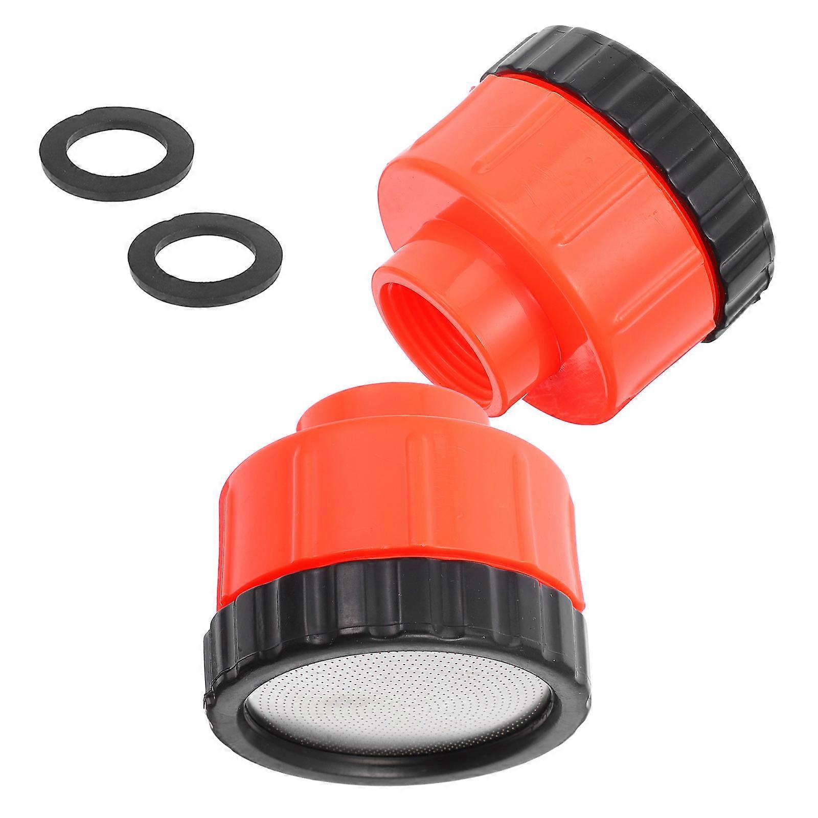 Misting Nozzle Metal Atomizing Nozzle for Garden Hose 4Pcs Red