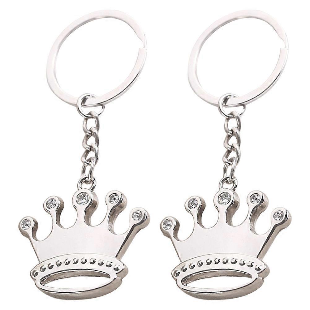 Alloy Key Rings Silver Key Rings for Decor 6Pcs Creative Car Accessory