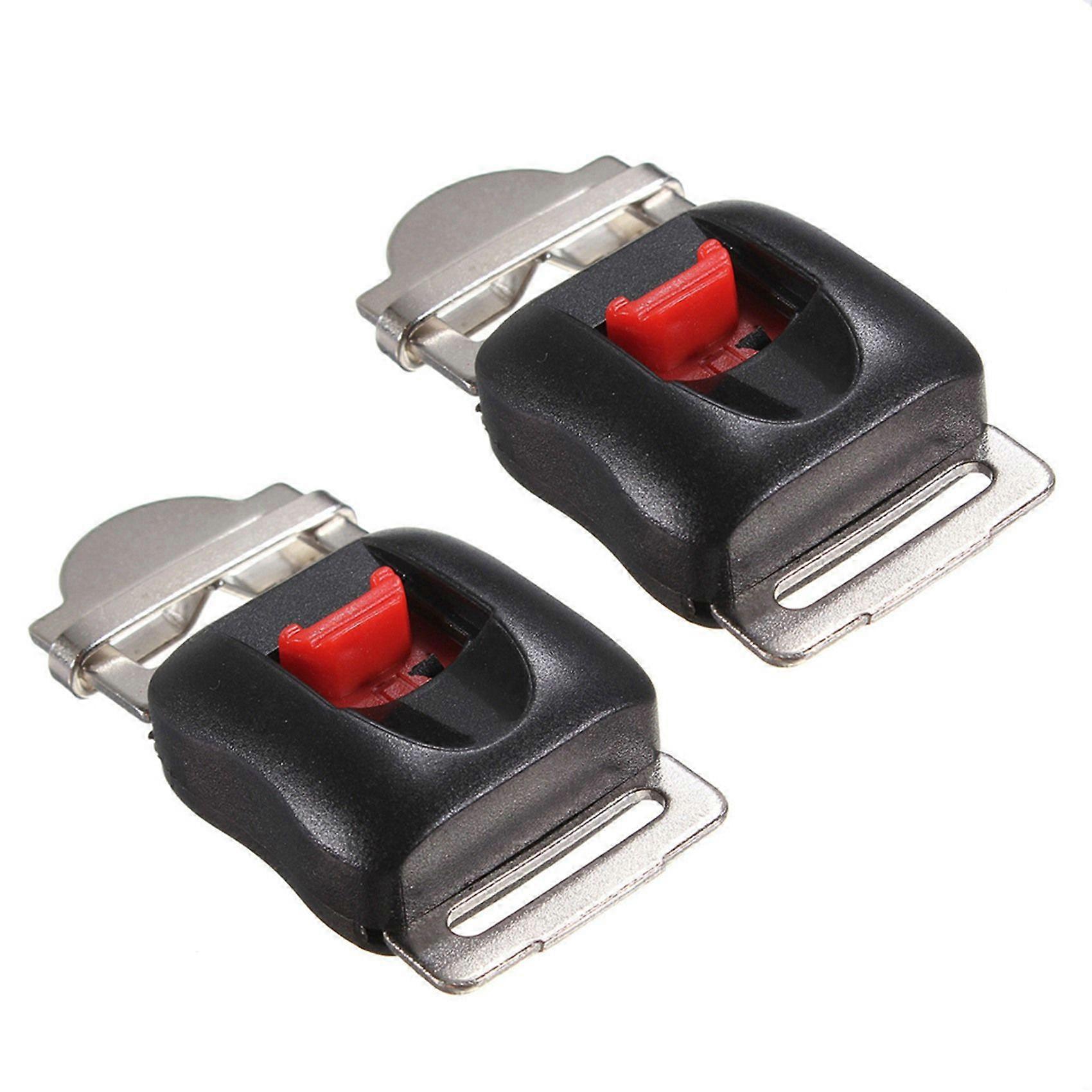 2X Universal Motorcycle Helmets Clip Strap Quick Release Disconnect Buckle