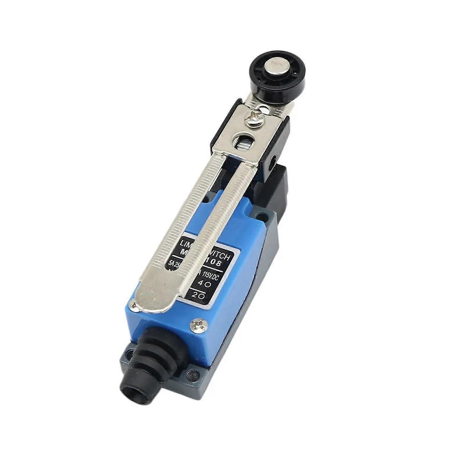 ME8108 Momentary Rotary Lever Limit Switch AC 250V 5A with Adjustable Roller Arm