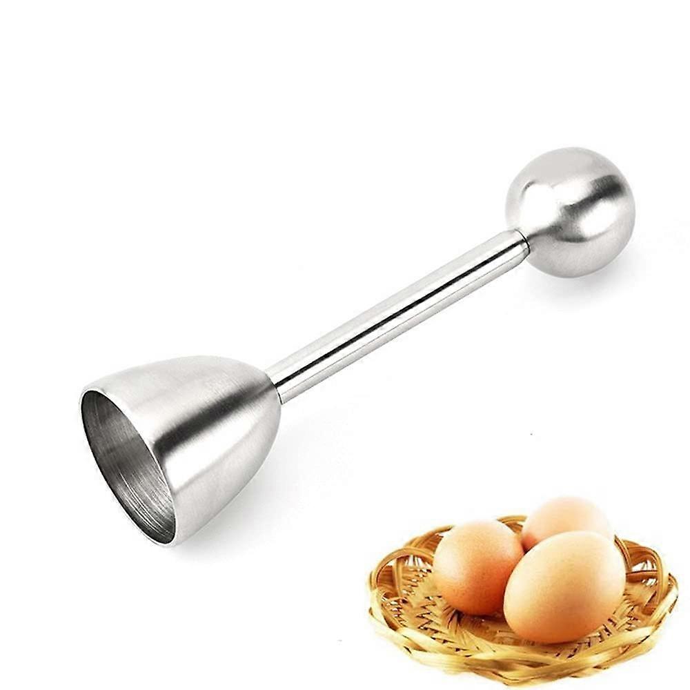 Stainless Steel Egg Topper Tool with Precise Egg Shell Cutting for Soft and Hard Boiled Eggs