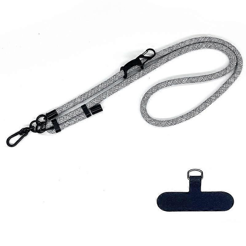 10mm Thick Rope Adjustable Polyester Neck/Shoulder Lanyard Phone Carrying Strap