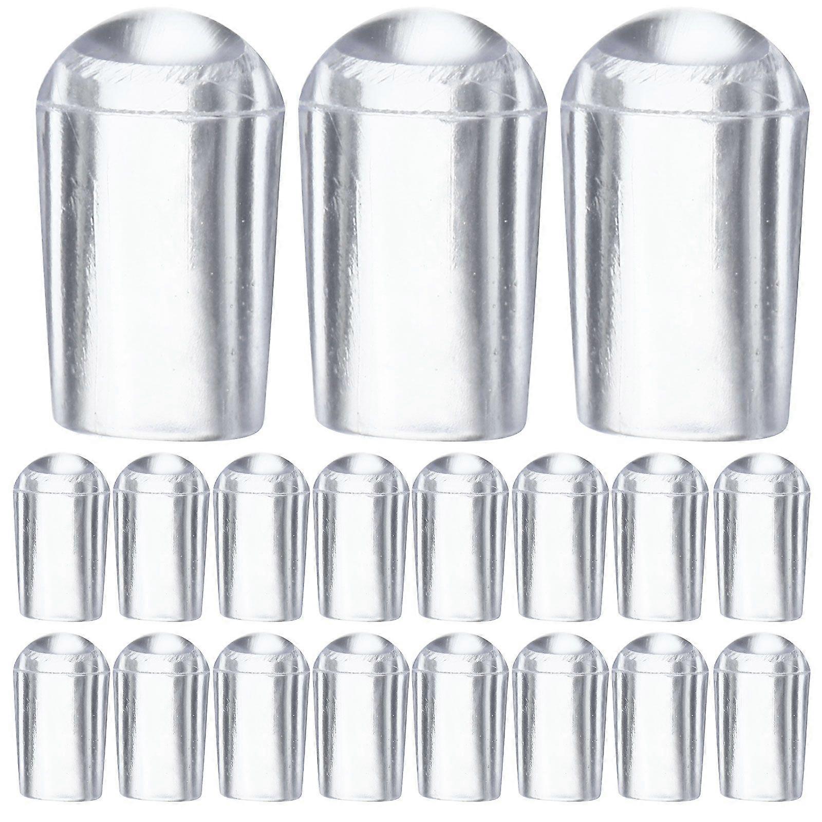 100pcs Thread End Caps Hook Hanger Tip Covers Thread Protector Caps Plastic End Caps