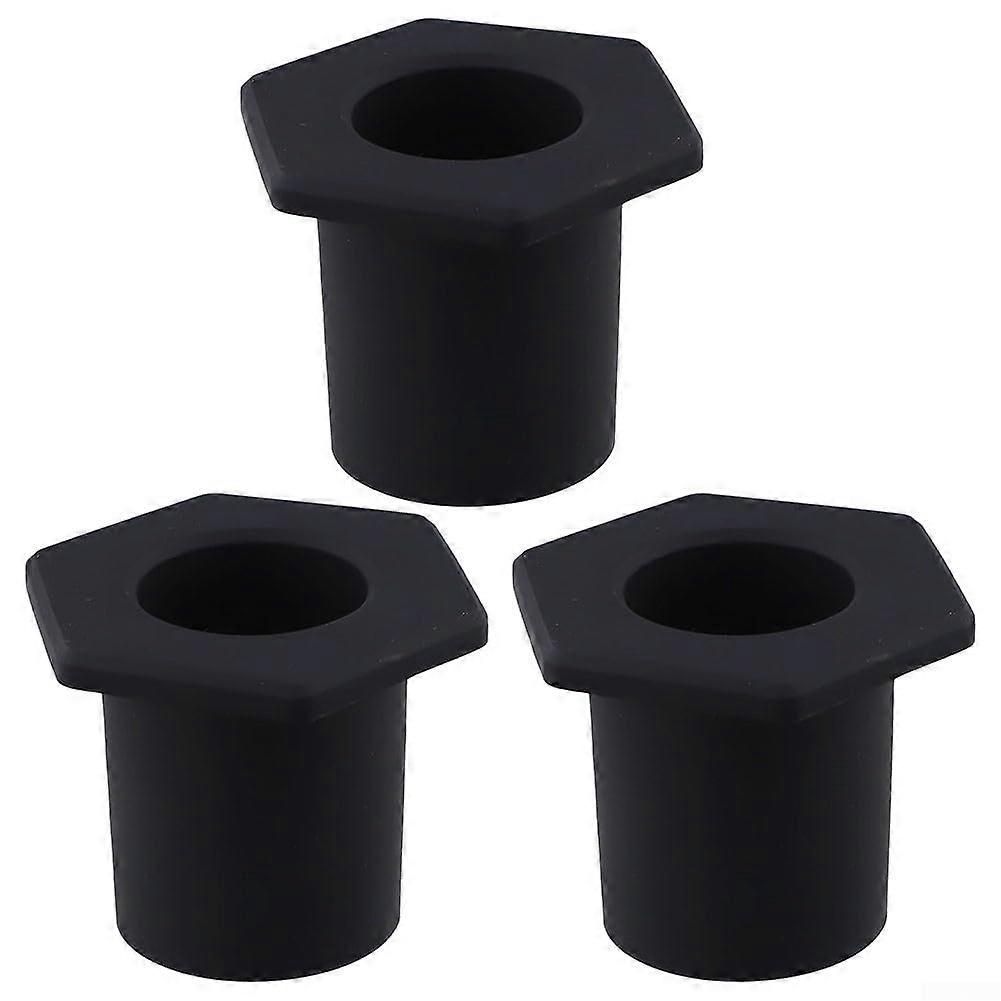 Patio Umbrella Hole Ring 3 Pack Weatherproof Silicone for Table Support and Easy Outdoor Setup