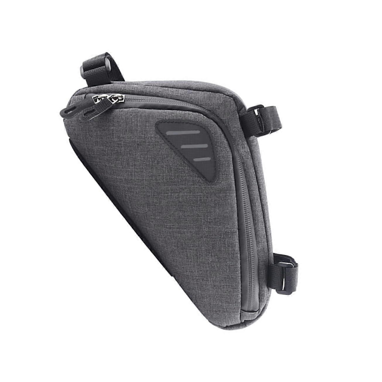 Waterproof Bike Frame Bag with Multiple Compartments for Mountain and Road Bikes, Easy Install