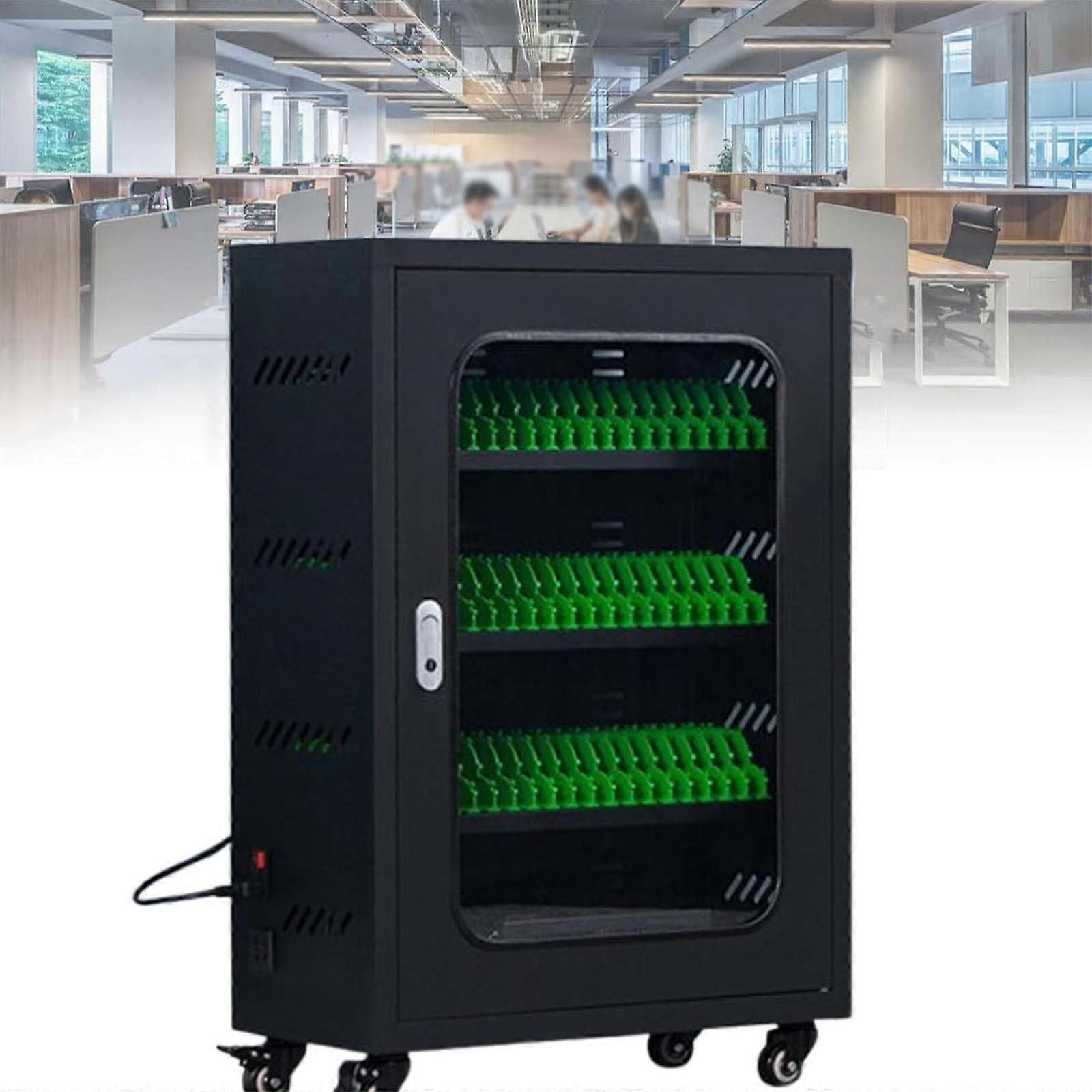 Mobile Charging Cabinet with 50 USB Ports, Secure Lockable Phone Storage and Fast MultiDevice Charging