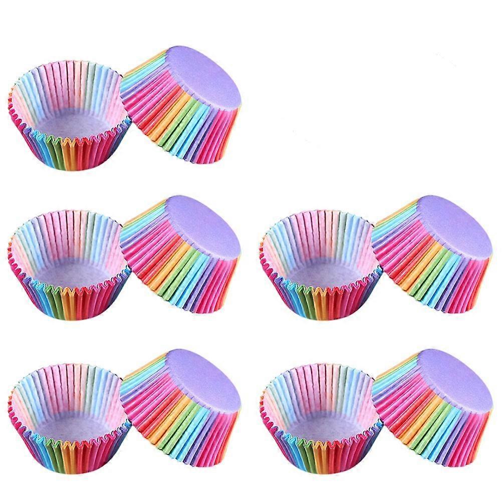Cupcake Wrappers Paper Liners for 100Pcs Colorful Cupcake Holding