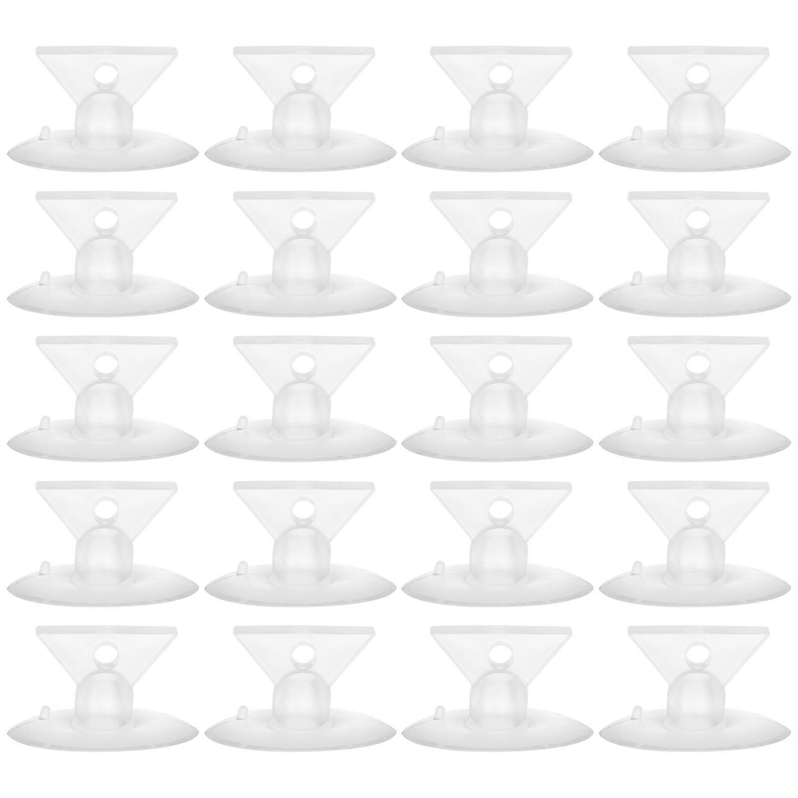 Glass Sucker Plastic Suction Cups Strong Sucker Hanging Set 150Pcs