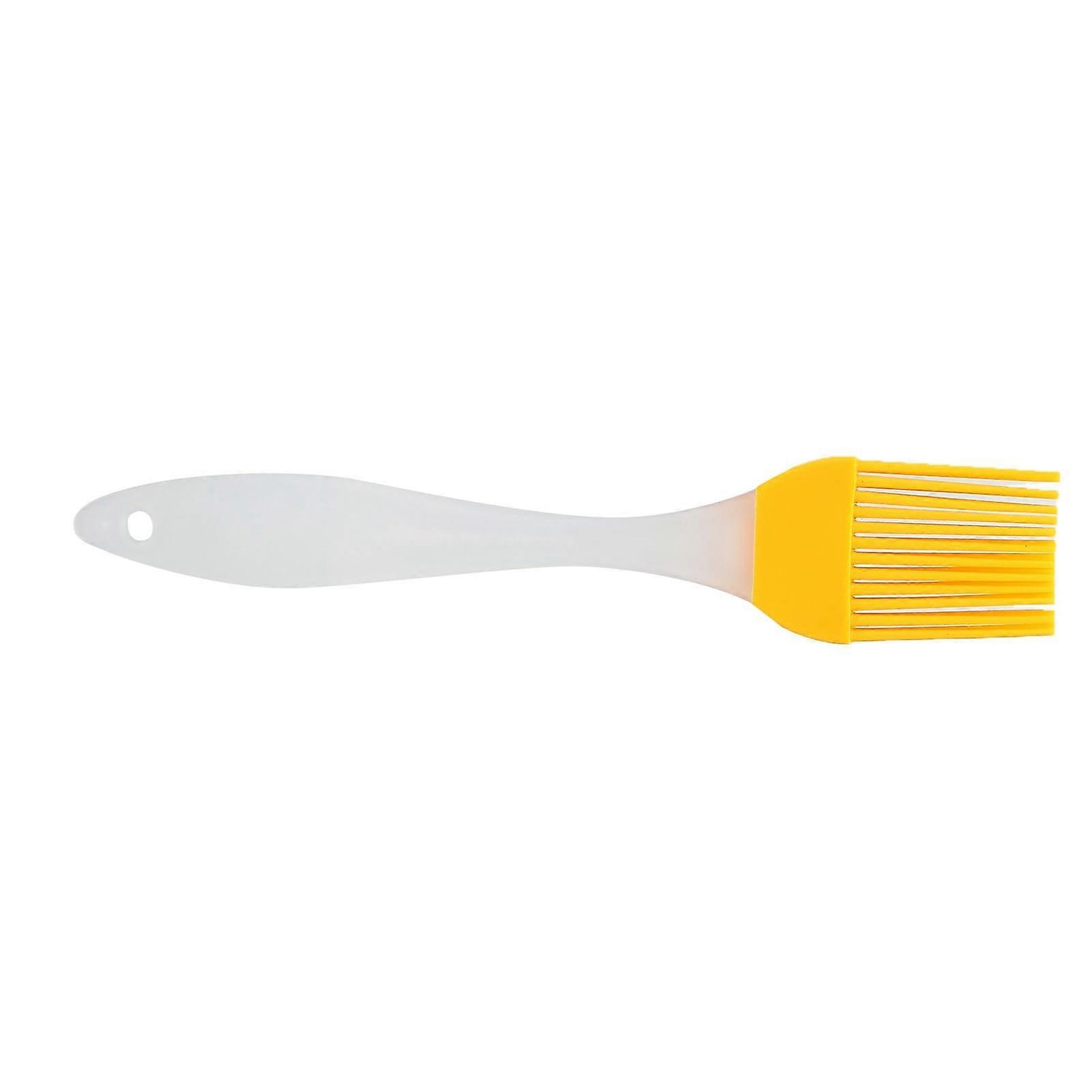 Silicone Basting Brush Heat Resistant for Baking Grilling BBQ 17cm Easy Clean Random Color