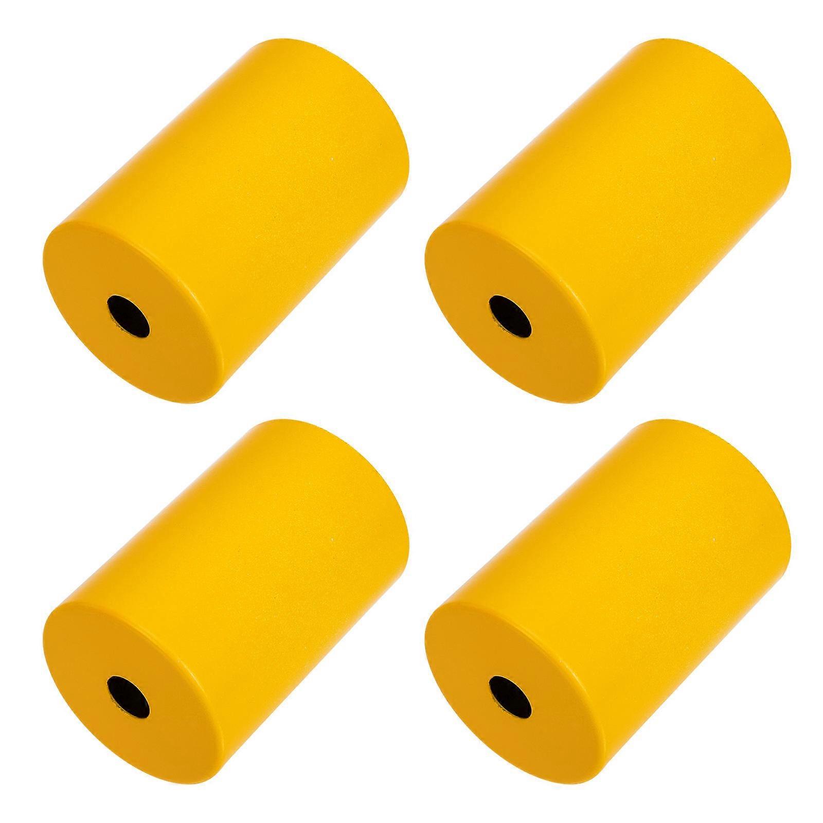 Lamp Cup Accessories Lamp Holders for DIY 4Pcs Yellow Iron E27 Socket Cups