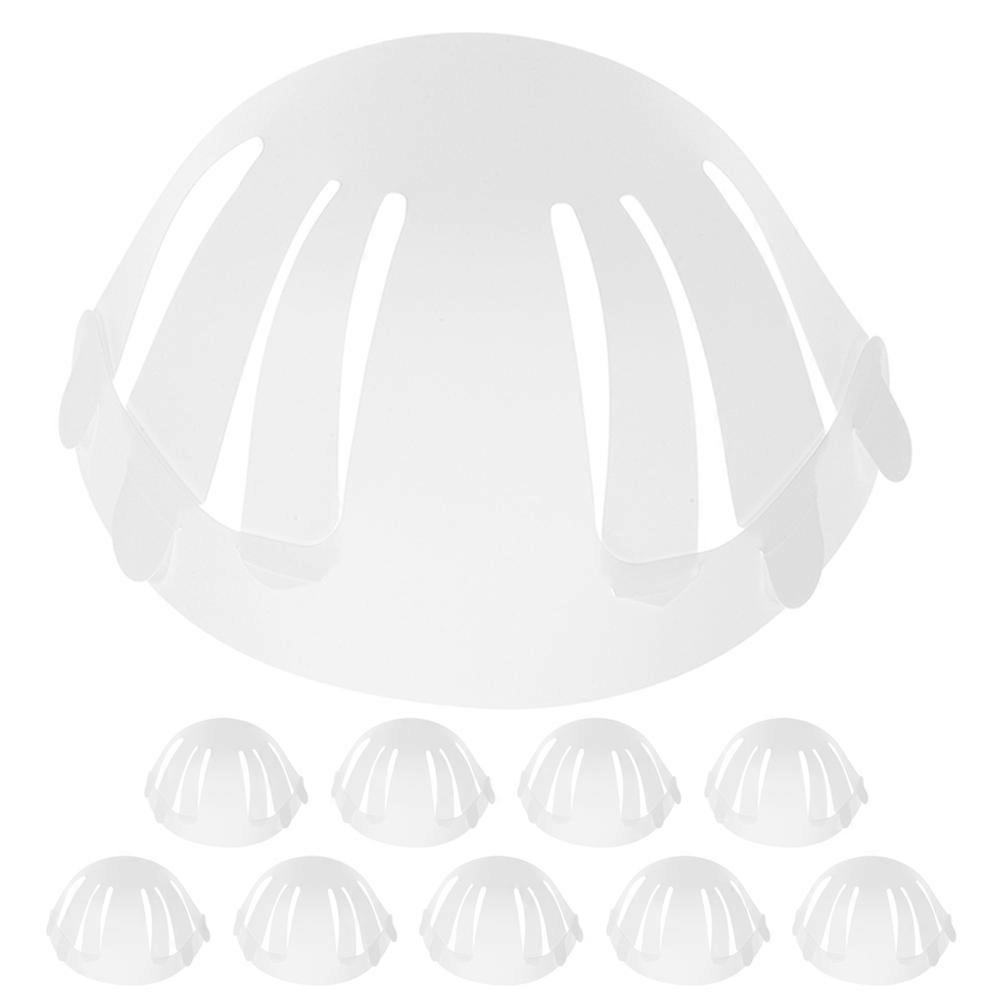 Hat Liner Baseball Cap Insert Plastic Support for Hats 50Pcs White