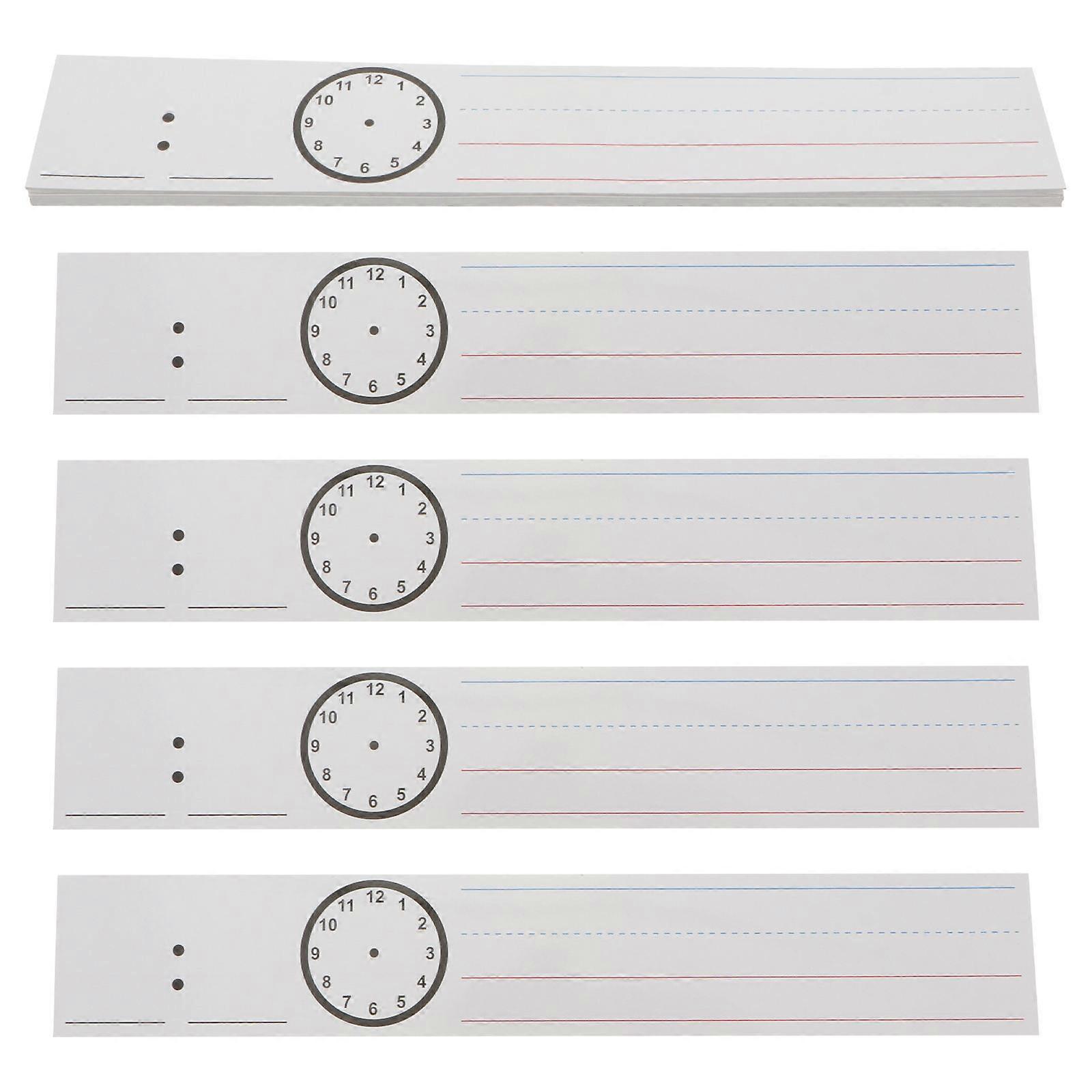 20Pcs Writing Practice Sentence Strips Erasable Paper Tools For Classroom Teaching And Children Learning