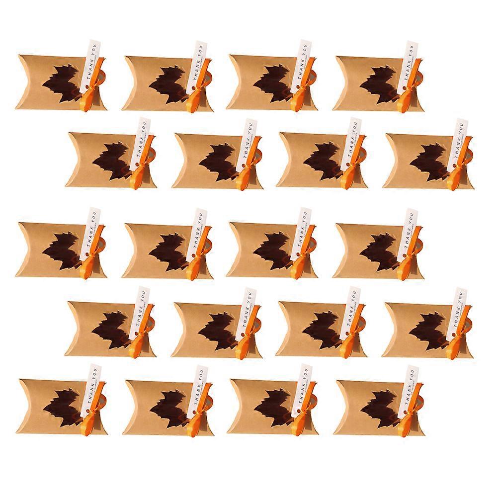Candy Box Kraft Pillow Case for Storage 20Pcs Thanksgiving Gift
