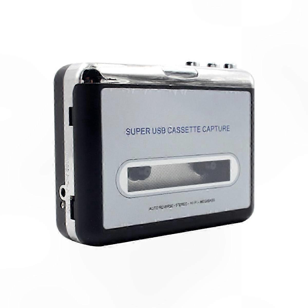 Portable Cassette Player with USB MP3 Converter