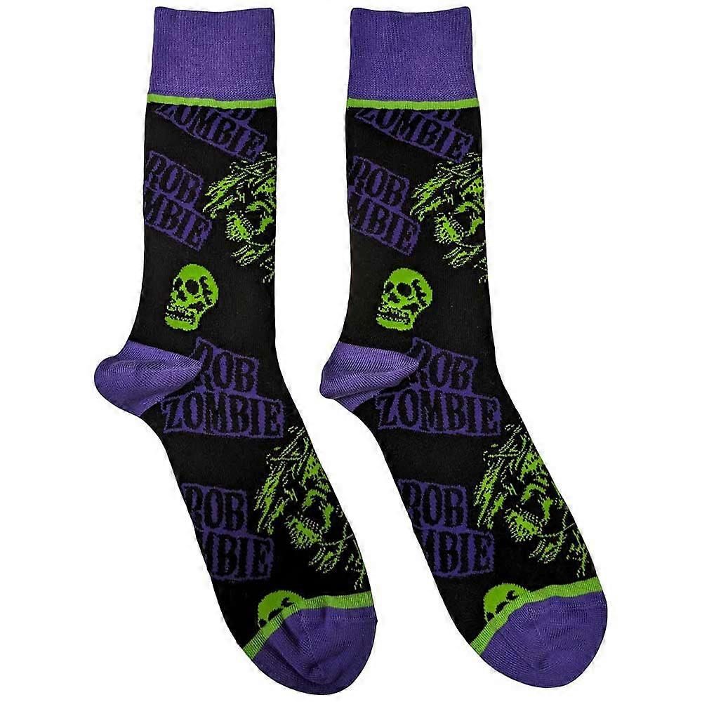 Rob Zombie Skull Face Logo Ankle Socks