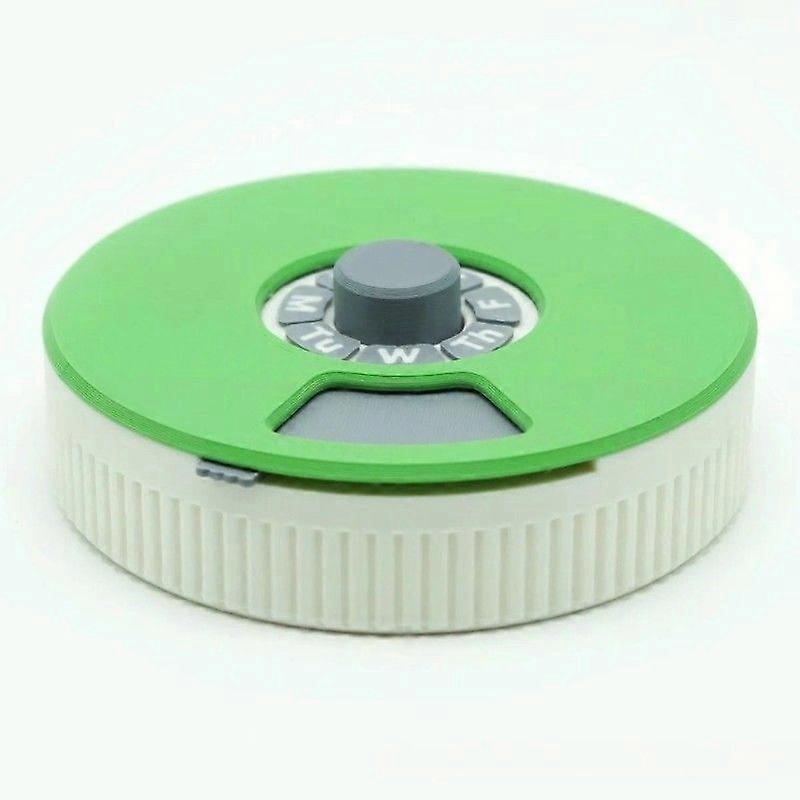 Plastic Rotating Pillbox for Home Use