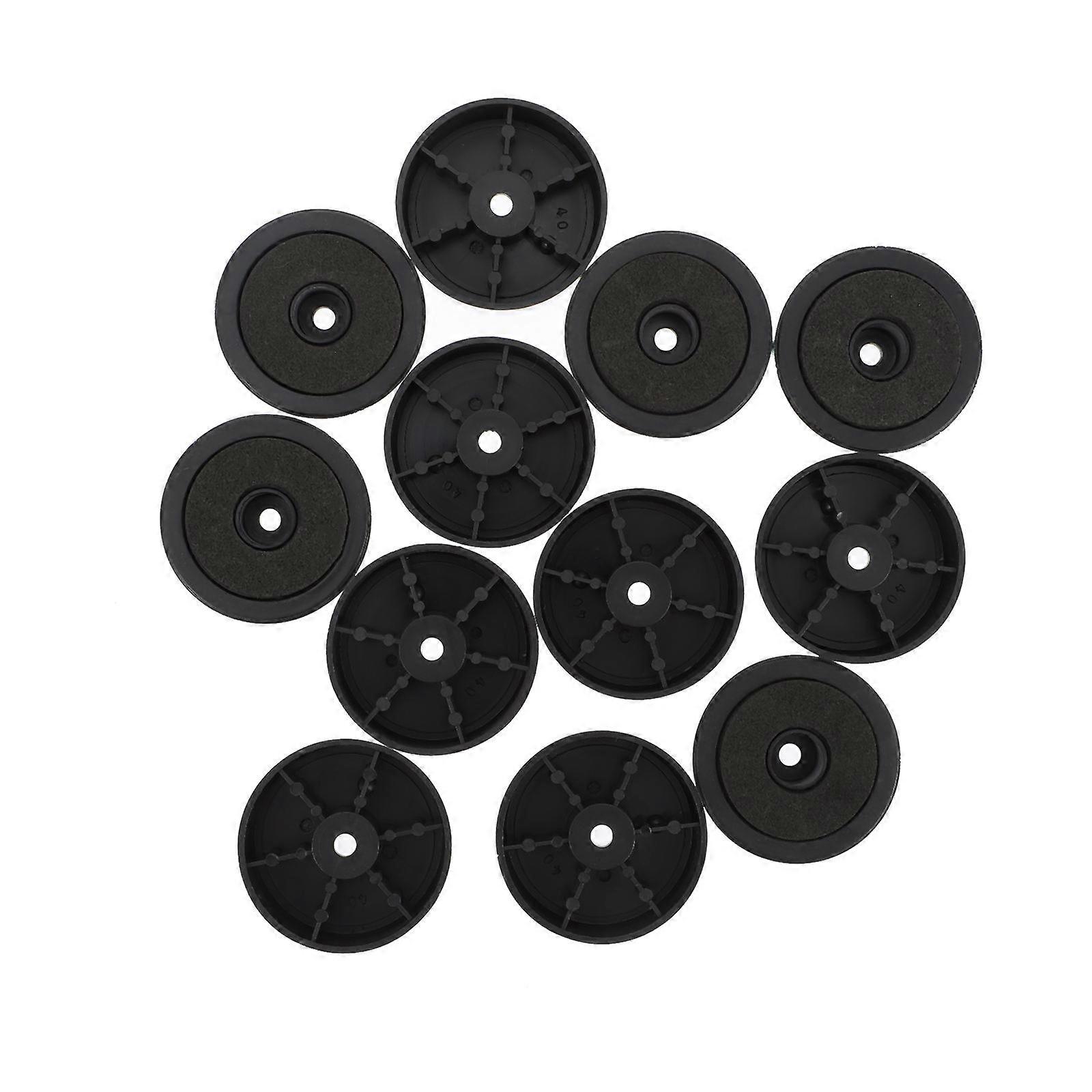 12pcs Plastic Amplifier Foot Speaker Computer Chassis Isolation Stand Base Pads