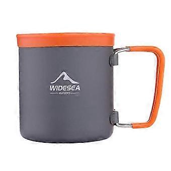 WIDESEa Camping-Aluminiumbecher, Outdoor-Becher, Tourismusgeschirr, Picknick-Kochausrüstung, Touristen-Trekking-Wander-MMD