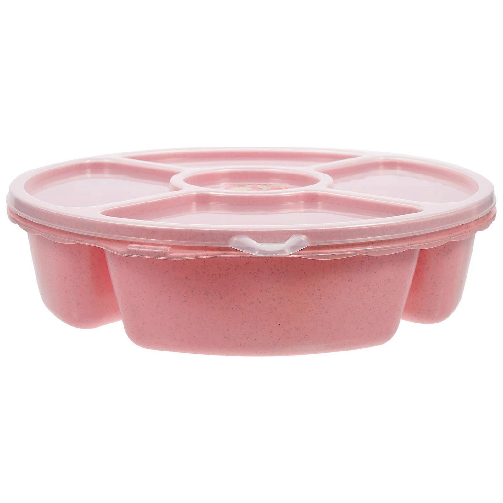 Snack Tray with Lid Creative Multi Sectional Serving Tray