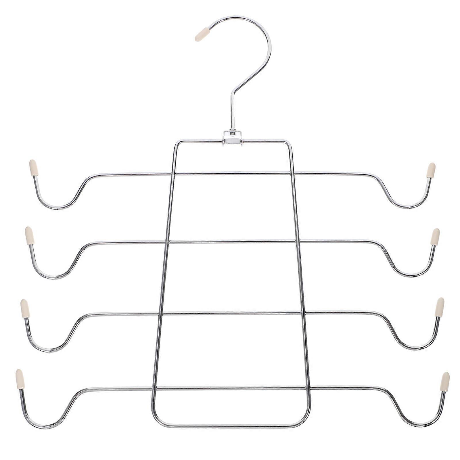 Multi Layer Clothes Hanger Clothes Organizer for Hanging 2Pcs