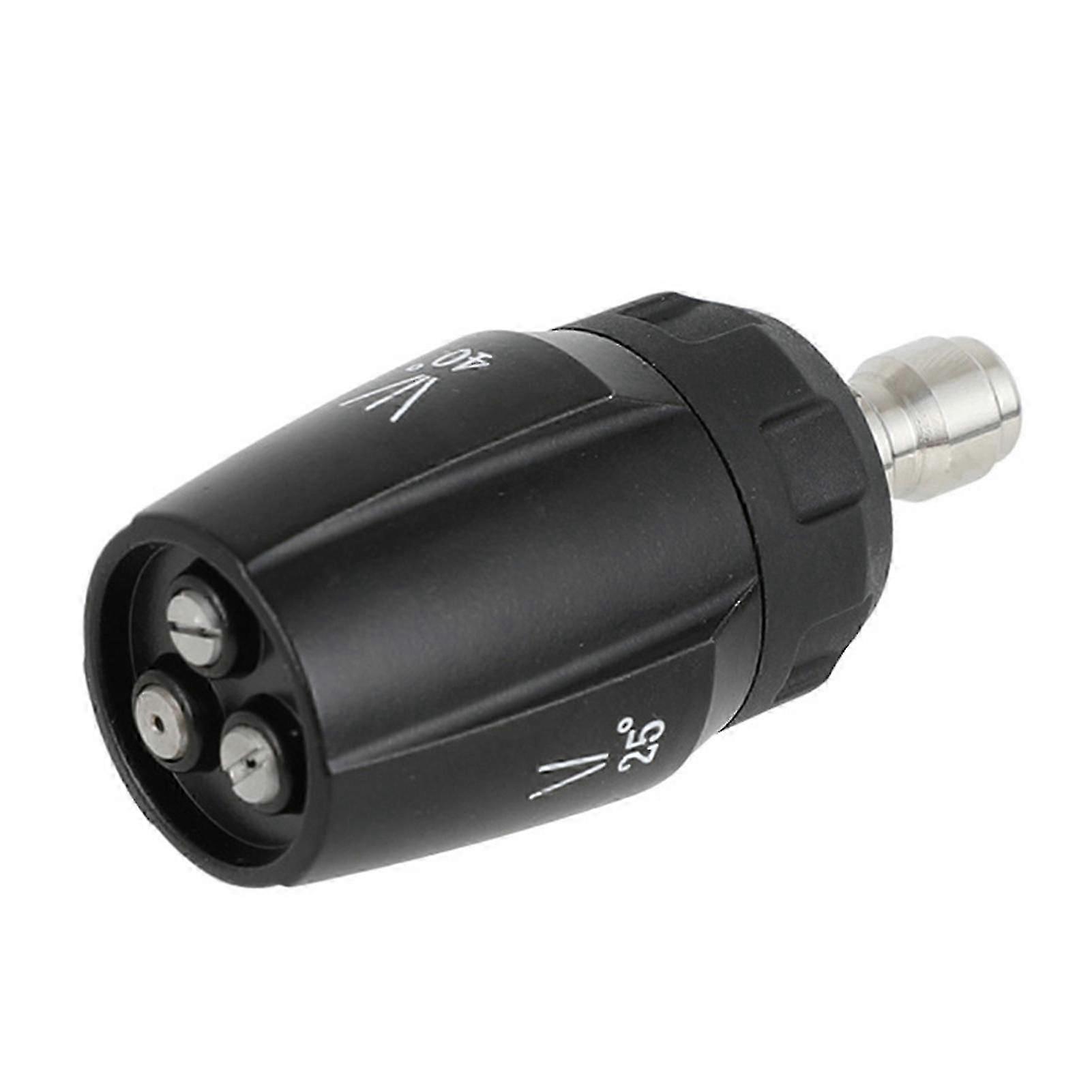 Rustproof, adjustable, universal pressure washer nozzle; simple installation, easy connection; replacement compatible for pressure washer nozzles