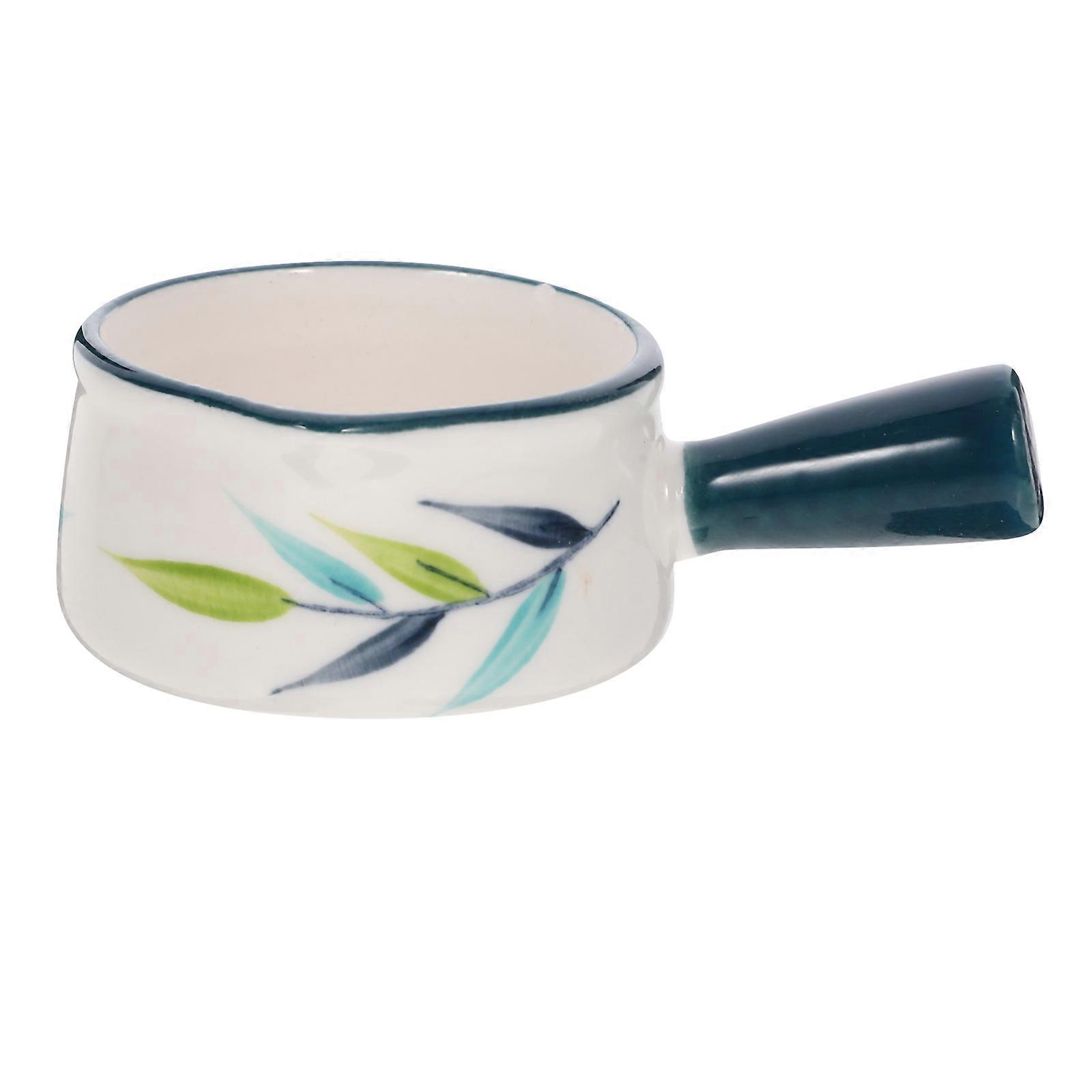 Ceramic Sauce Pan For Side Dishes Simple Safe 1Pcs