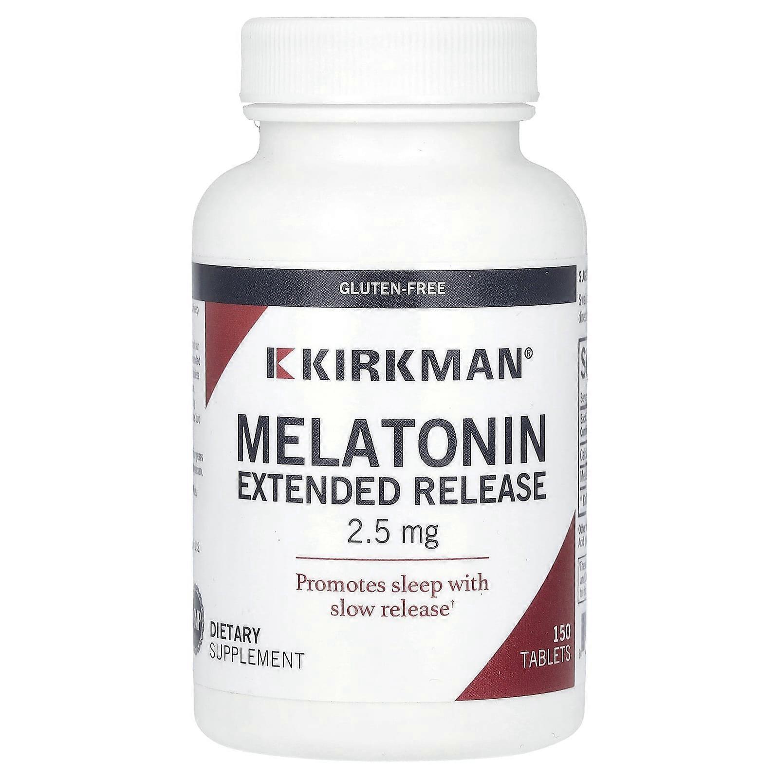 Kirkman Labs, Melatonin Extended Release, 150 Tablets