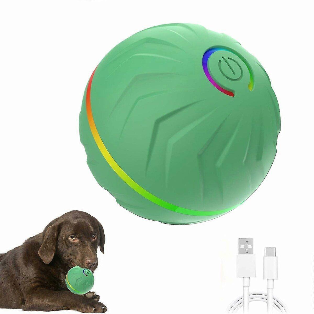 Interactive Dog Toy Ball - Rechargeable Motion-Activated Vibrating Ball for Endless Fun & Exercise
