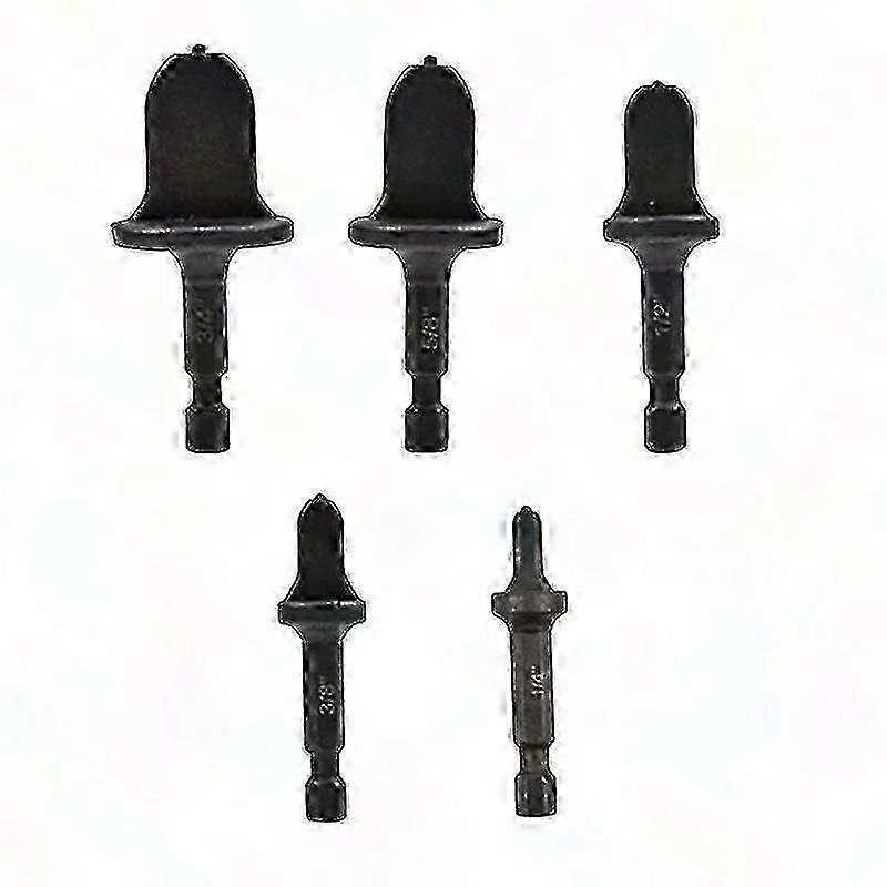 5Pcs Copper Pipe Flaring Tool Swage Reamer Set for AC