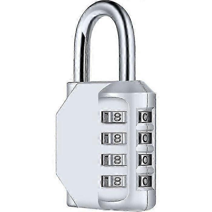 4 Digit Combination Lock, Number Code Lock, Combination Lock compatible with Gym, School, Gate, Shed