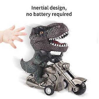 Children Toy Car Inertia Sliding Simulation Motorcycle Panda Tyrannosaurus Rex Tiger Triangular Dragon Toy Model Birthday Gift