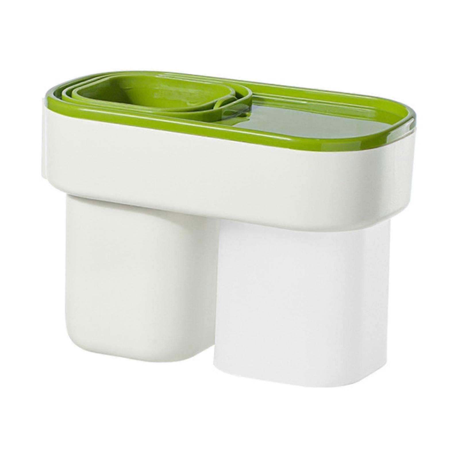 Toothbrush Holder Toothpaste Storage Rack Dispenser Bathroom Organizer